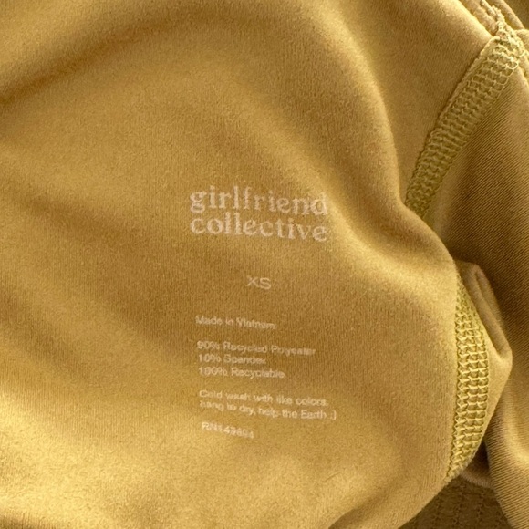 Girlfriend Collective Naomi Workout Dress in Yellow Green - Picture 4 of 4